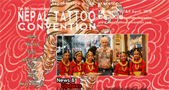 Desktop Screenshot of nepaltattooconvention.com