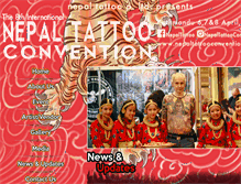 Tablet Screenshot of nepaltattooconvention.com